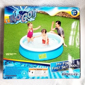H2O Go Splash & Play 5' My First Fast Inflatable Pool In Blue